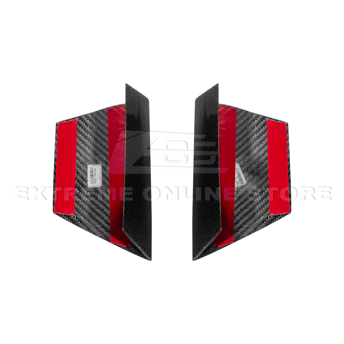 2015-20 Ford Mustang Shelby GT350 Front Upper Grille Inserts Pair