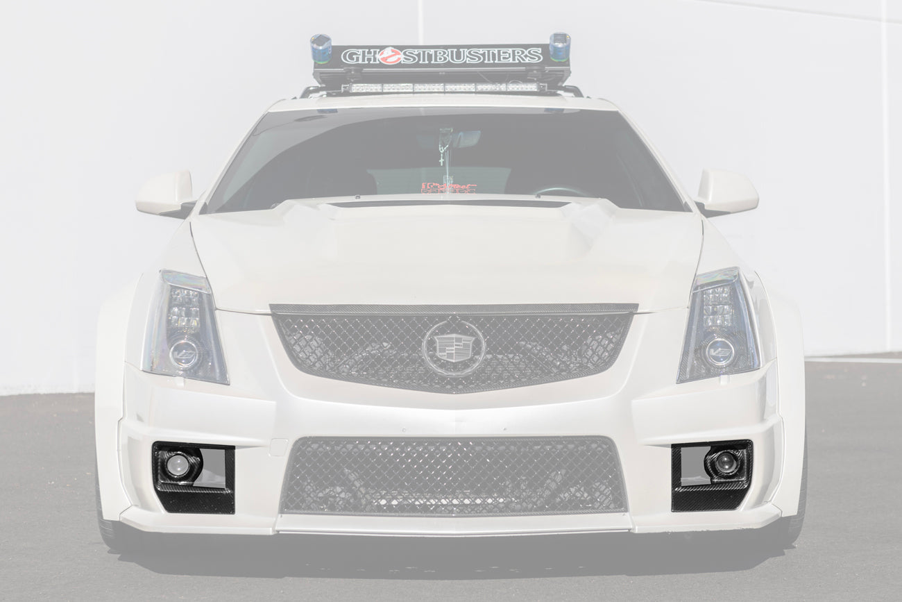 2009-15 Cadillac CTS-V Carbon Fiber Front Fog Light Cover