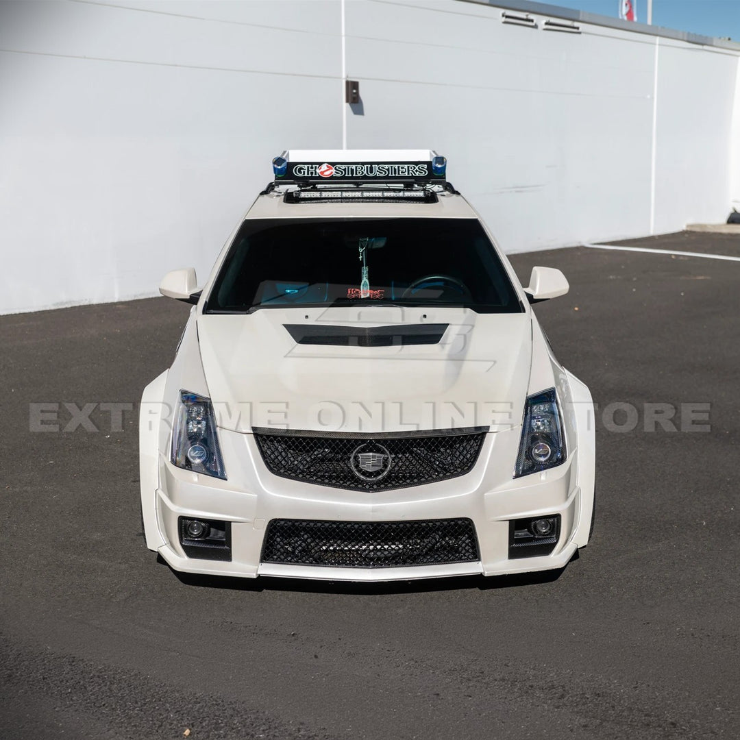 2009-15 Cadillac CTS-V Dry Carbon Fiber Front Fog Light Cover