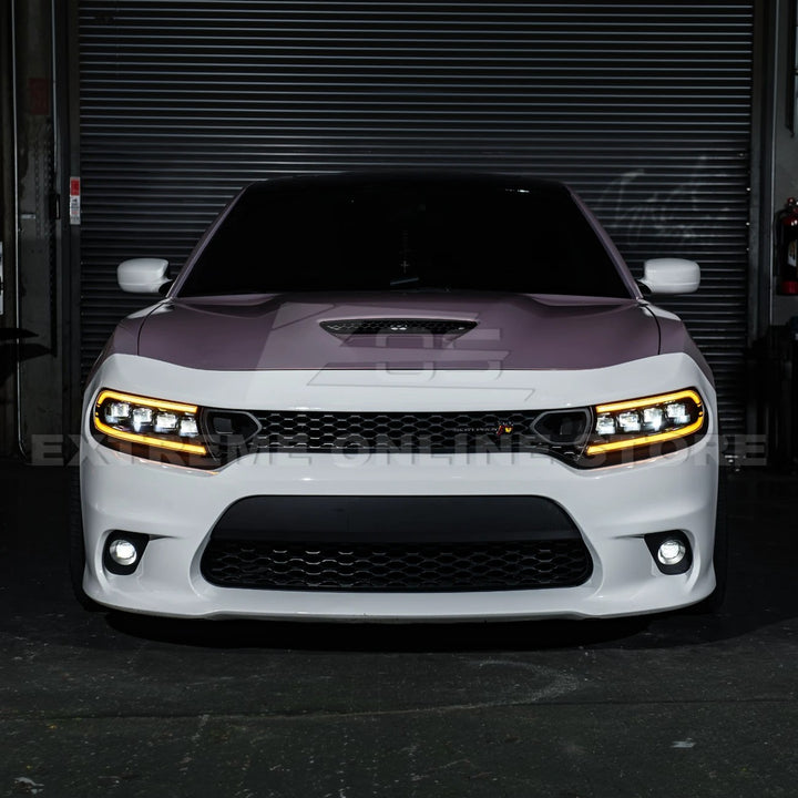 2015-23 Charger EOS Performance LED DRL Sequential Signal Projector Headlights