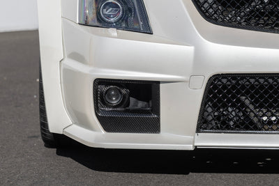 2009-15 Cadillac CTS-V Carbon Fiber Front Fog Light Cover