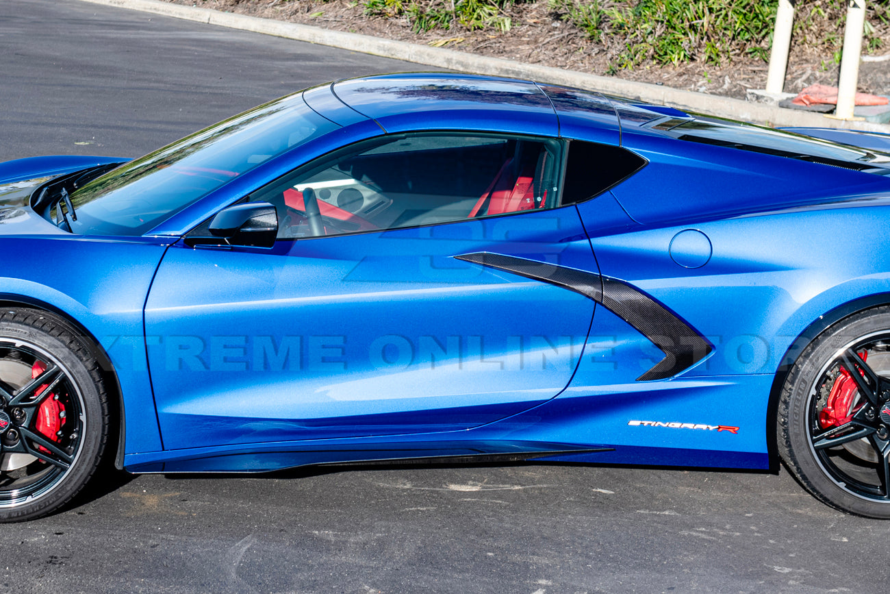 Best C8 Rocker Chevrolet Corvette C8 Z06 Package Side Skirts Rocker Panels
