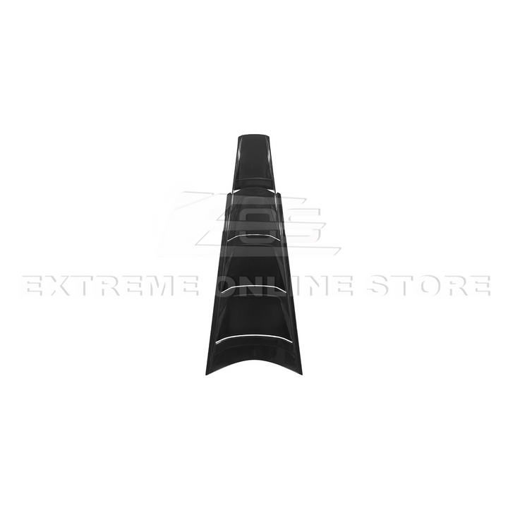 Corvette C8 | ZR1 Style CARBON FLASH Rear Window Vent Louver Cover