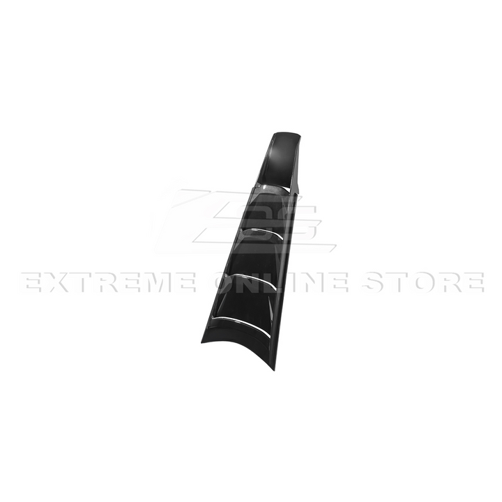 Corvette C8 | ZR1 Style CARBON FLASH Rear Window Vent Louver Cover
