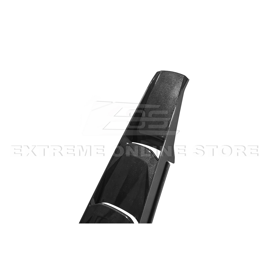 Corvette C8 | ZR1 Style CARBON FLASH Rear Window Vent Louver Cover