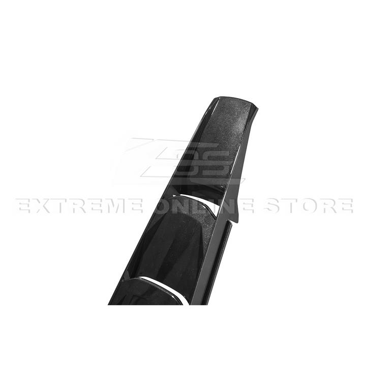Corvette C8 | ZR1 Style CARBON FLASH Rear Window Vent Louver Cover