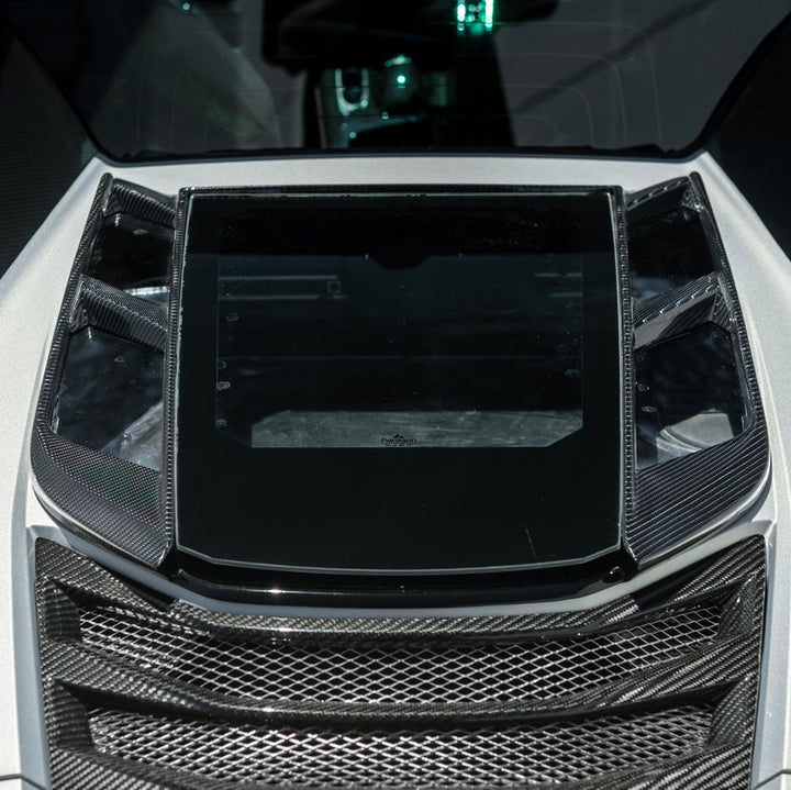 2020-Up Corvette C8 Convertible Rear Hatch Upper HTC Tonneau Window Inserts