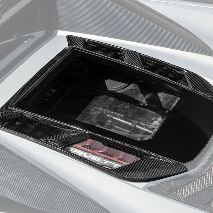 2020-Up Corvette C8 Convertible Rear Hatch Upper HTC Tonneau Window Inserts
