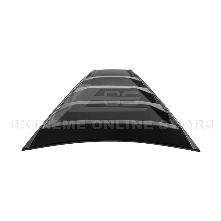 Corvette C8 | ZR1 Style CARBON FLASH Rear Window Vent Louver Cover