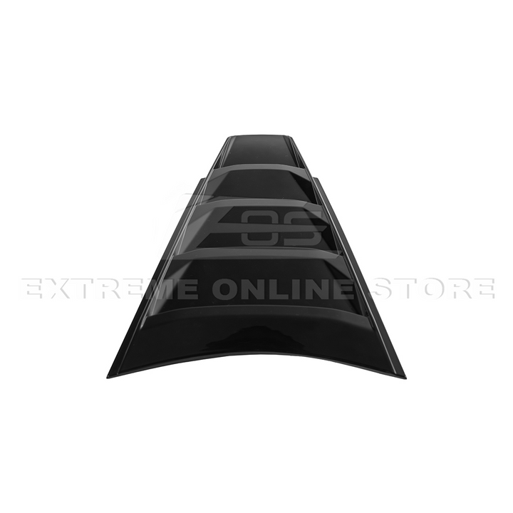 Corvette C8 | ZR1 Style CARBON FLASH Rear Window Vent Louver Cover