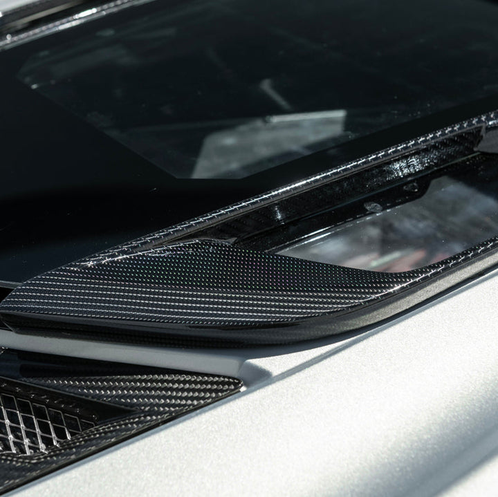 2020-Up Corvette C8 Convertible Rear Hatch Upper HTC Tonneau Window Inserts