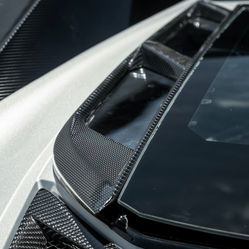 2020-Up Corvette C8 Convertible Rear Hatch Upper HTC Tonneau Window Inserts
