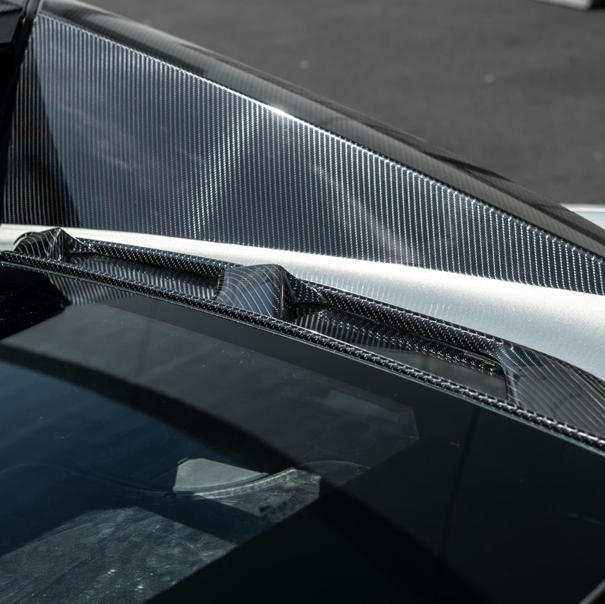 2020-Up Corvette C8 Convertible Rear Hatch Upper HTC Tonneau Window Inserts
