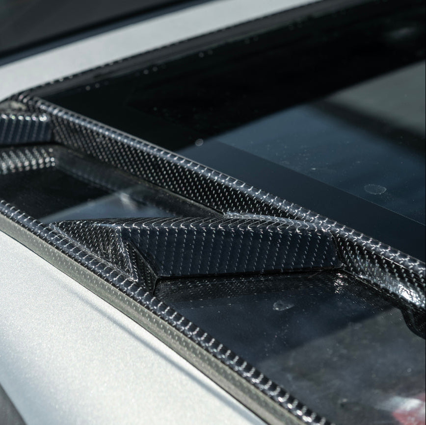 2020-Up Corvette C8 Convertible Rear Hatch Upper HTC Tonneau Window Inserts