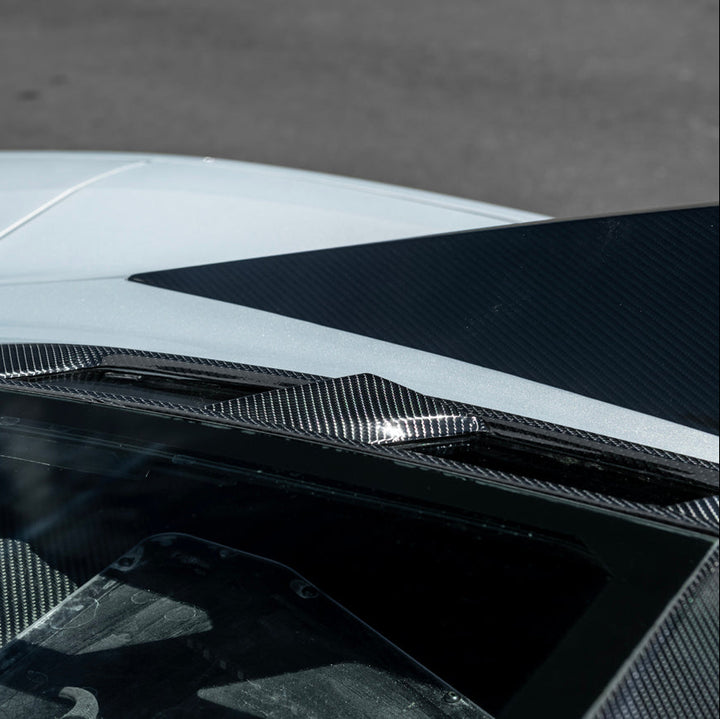 2020-Up Corvette C8 Convertible Rear Hatch Upper HTC Tonneau Window Inserts