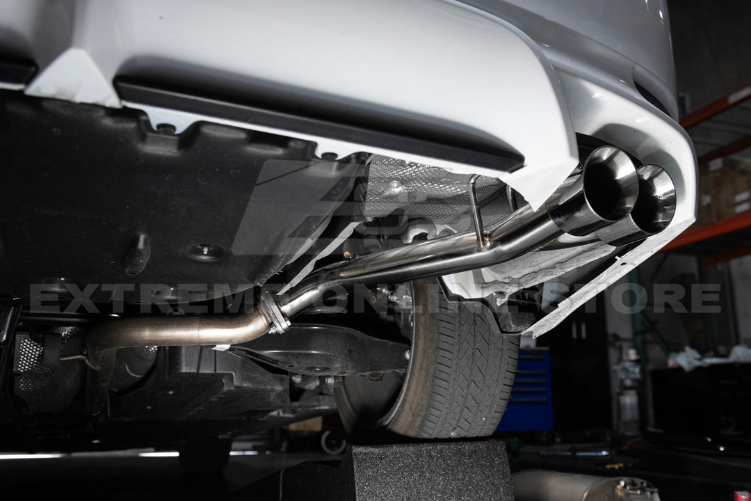 2018-2024 Toyota Camry SE Muffler Delete Single Exit Axle Back Dual Tips Exhaust