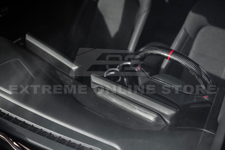 2024-Up Ford Mustang Interior DRY CARBON FIBER Dashboard Trim