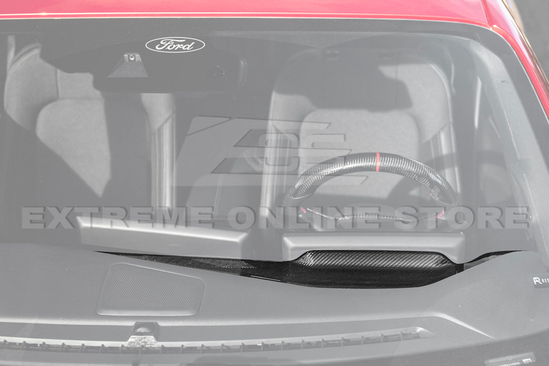 2024-Up Ford Mustang Interior DRY CARBON FIBER Dashboard Trim
