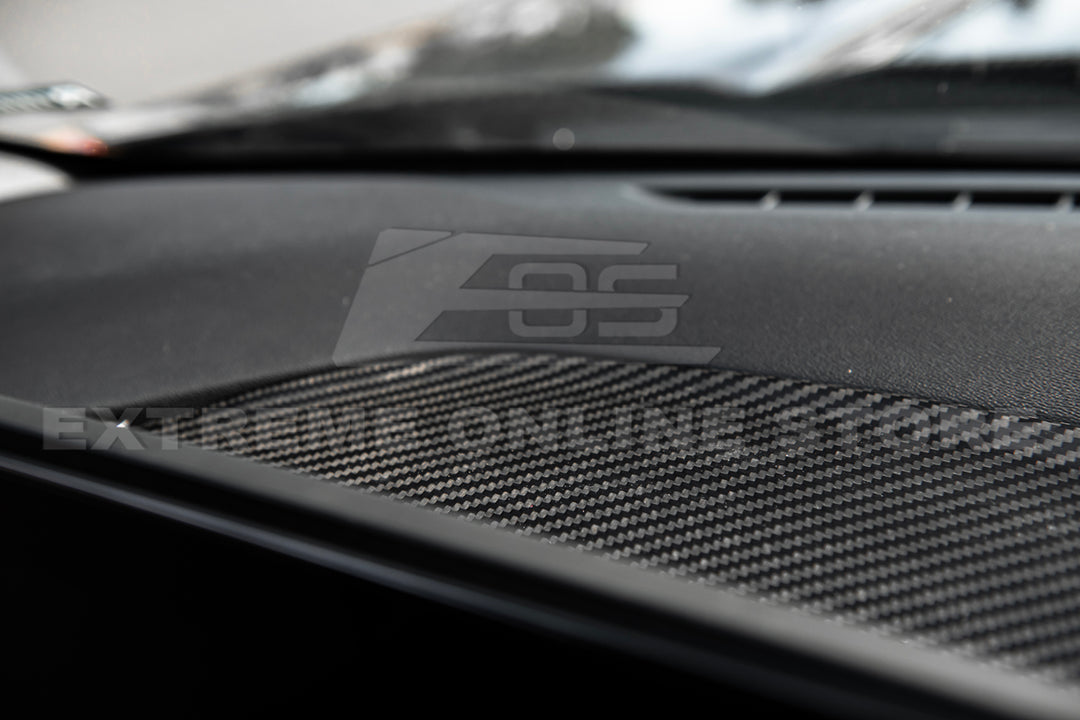 2024-Up Ford Mustang Interior DRY CARBON FIBER Dashboard Trim
