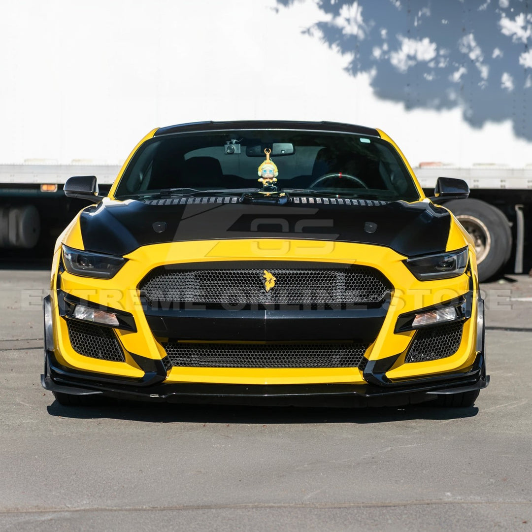 2015-17 Ford Mustang | S650 GTD Style Aluminum Front Hood Vented Cover