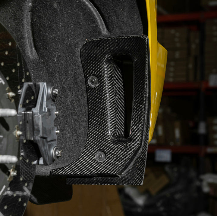 Corvette C8 Z06 Extended V2 Rear Mud Flaps Splash Guards
