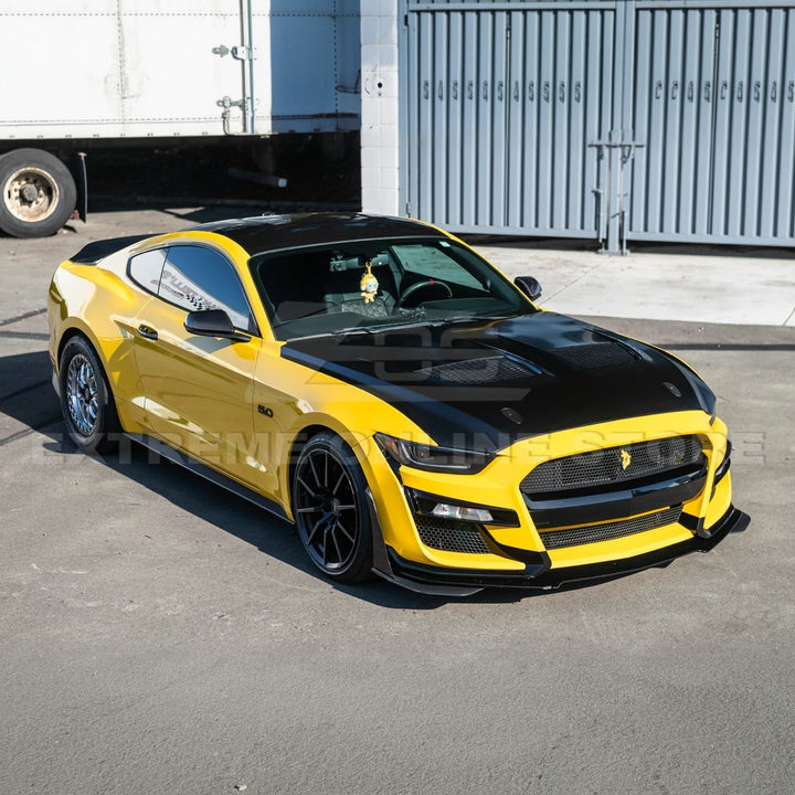 2015-17 Ford Mustang | S650 GTD Style Aluminum Front Hood Vented Cover