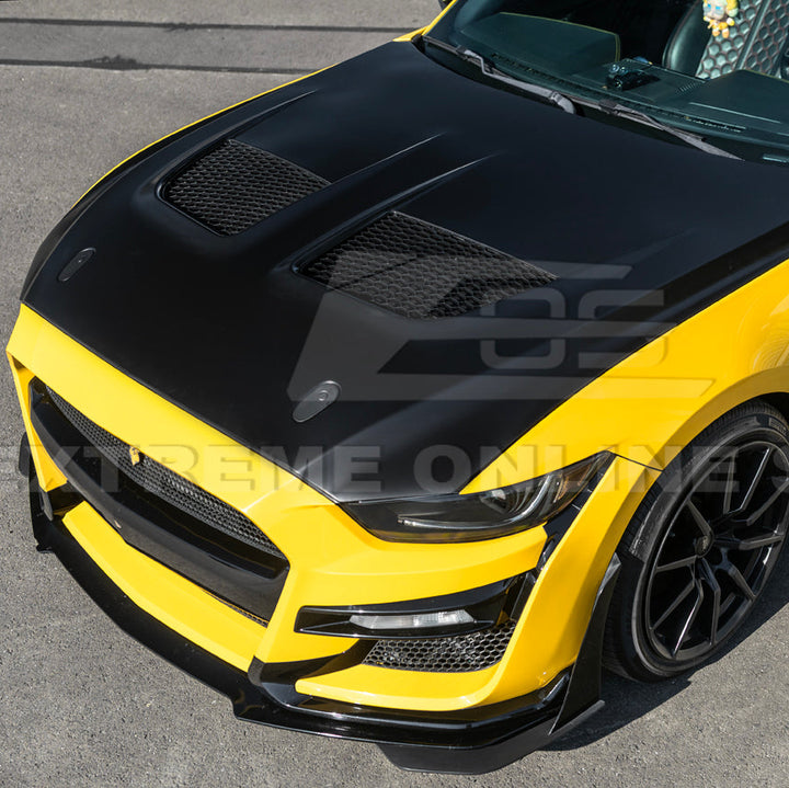 2015-17 Ford Mustang | S650 GTD Style Aluminum Front Hood Vented Cover