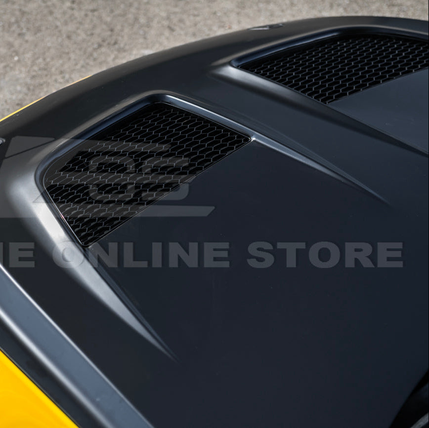 2015-17 Ford Mustang | S650 GTD Style Aluminum Front Hood Vented Cover