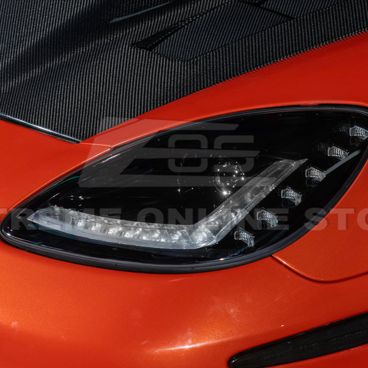 2005-13 Corvette C6 l C7 Style Projector LED Sequential Signal Turn Headlights