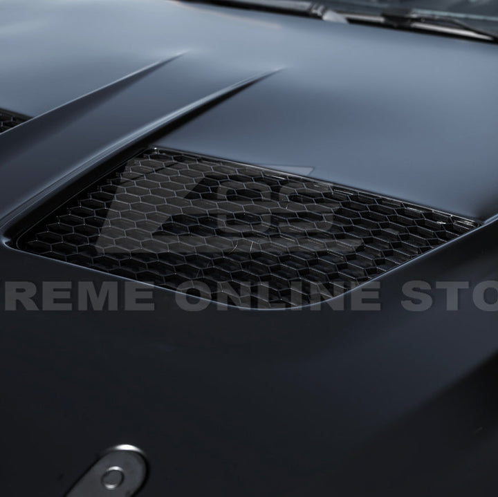 2015-17 Ford Mustang | S650 GTD Style Aluminum Front Hood Vented Cover