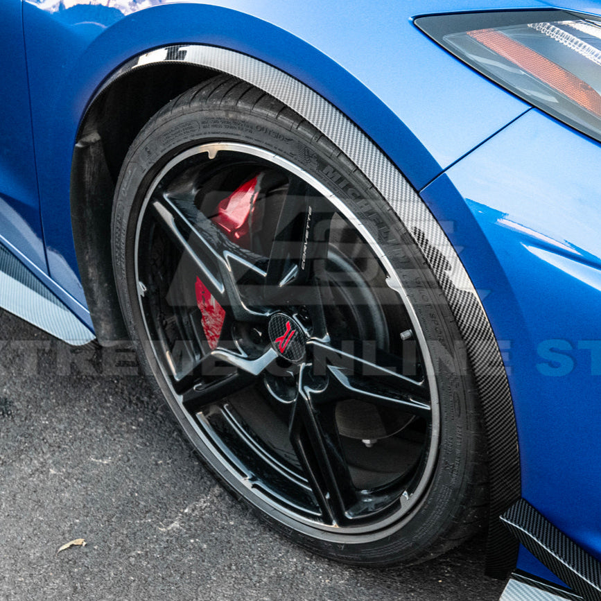 Chevrolet Corvette C8 DRY CARBON FIBER Side Wheel Fender