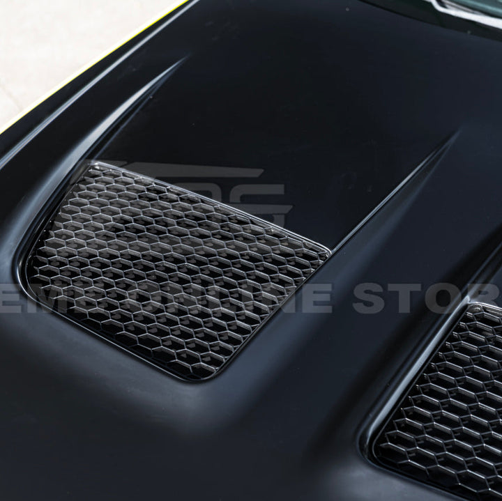 2015-17 Ford Mustang | S650 GTD Style Aluminum Front Hood Vented Cover