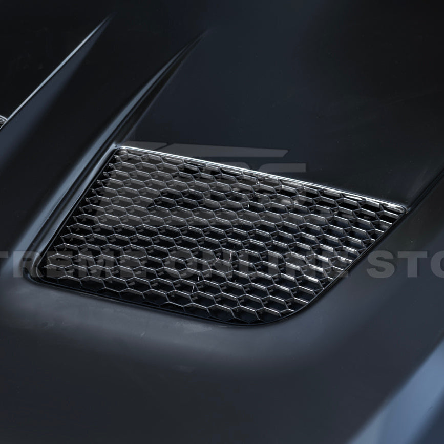 2015-17 Ford Mustang | S650 GTD Style Aluminum Front Hood Vented Cover
