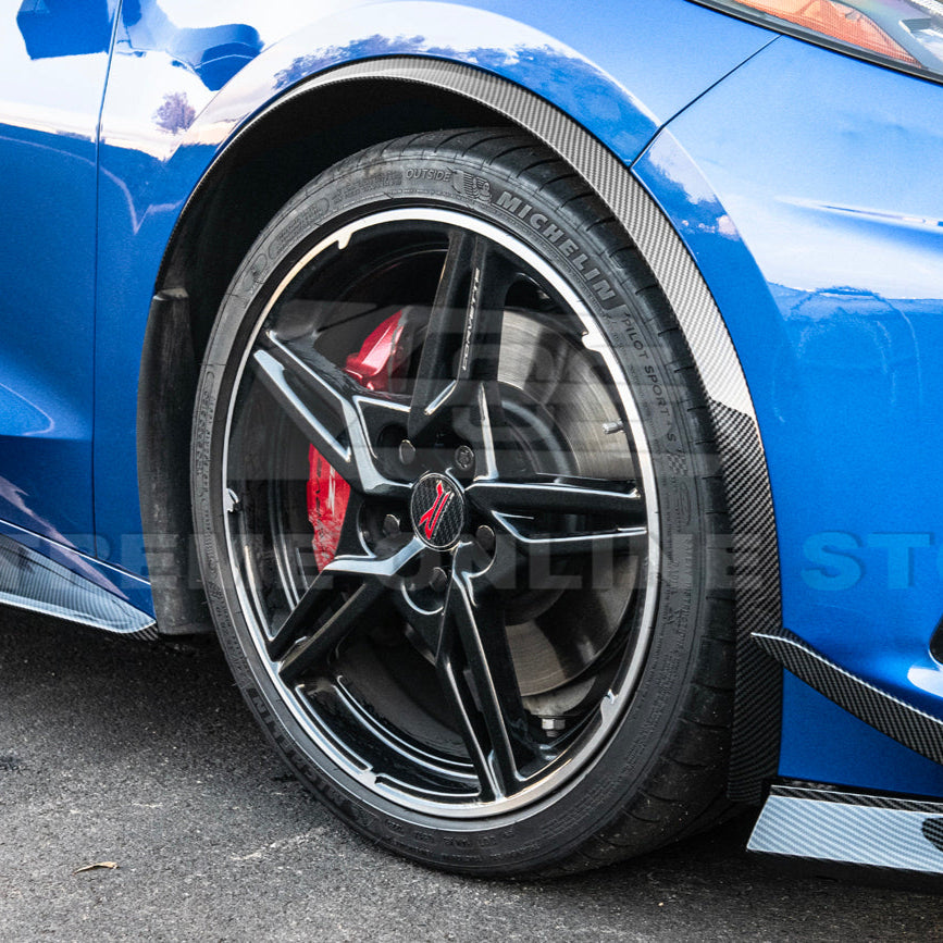 Chevrolet Corvette C8 DRY CARBON FIBER Side Wheel Fender
