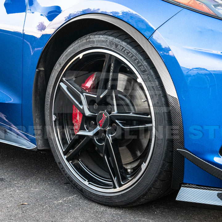 Chevrolet Corvette C8 DRY CARBON FIBER Side Wheel Fender
