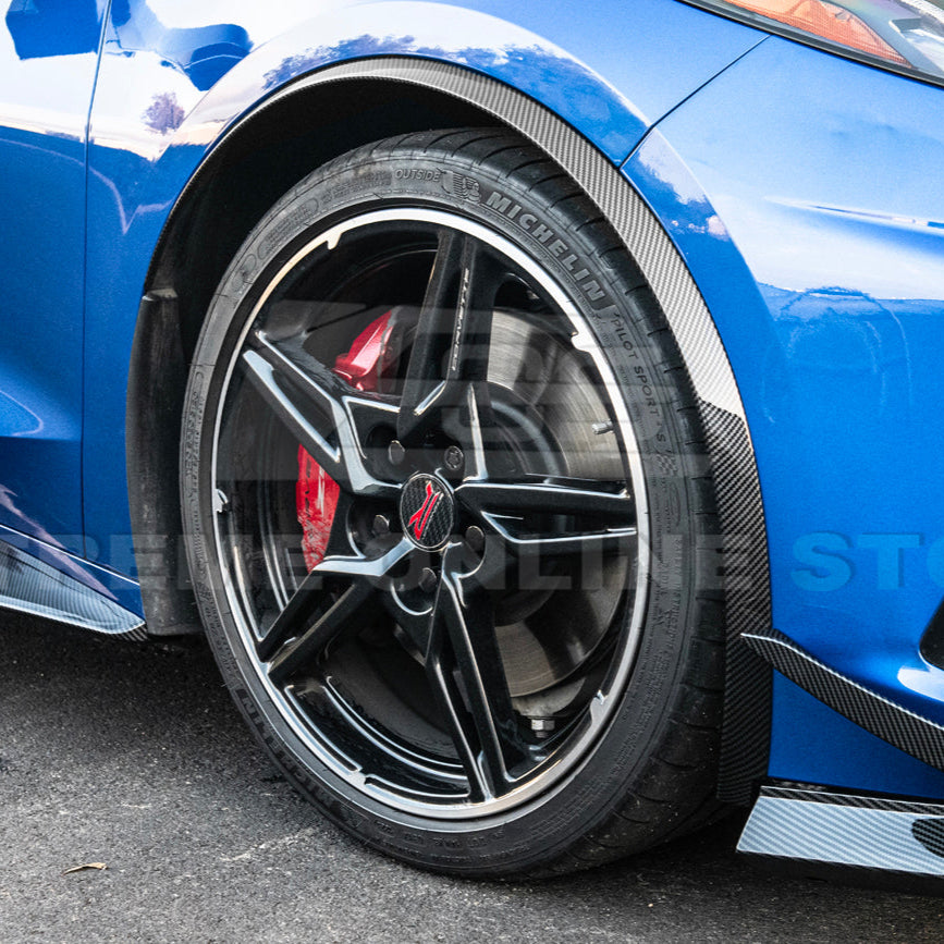 Chevrolet Corvette C8 DRY CARBON FIBER Side Wheel Fender