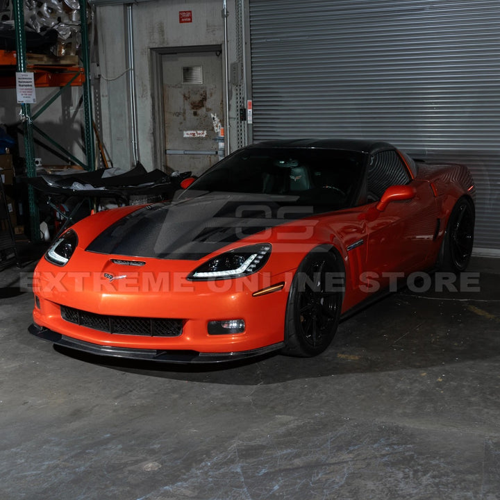 2005-13 Corvette C6 l C7 Style Projector LED Sequential Signal Turn Headlights