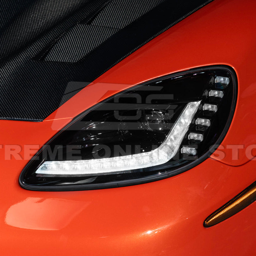 2005-13 Corvette C6 l C7 Style Projector LED Sequential Signal Turn Headlights