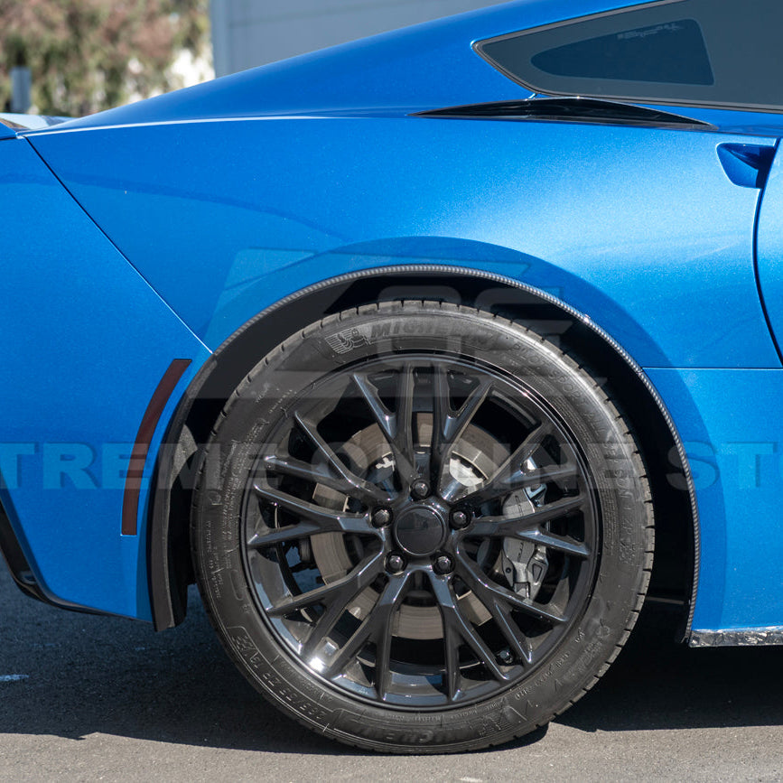 Corvette C7 Base Carbon Flash Front & Rear Quarter Extension Pair