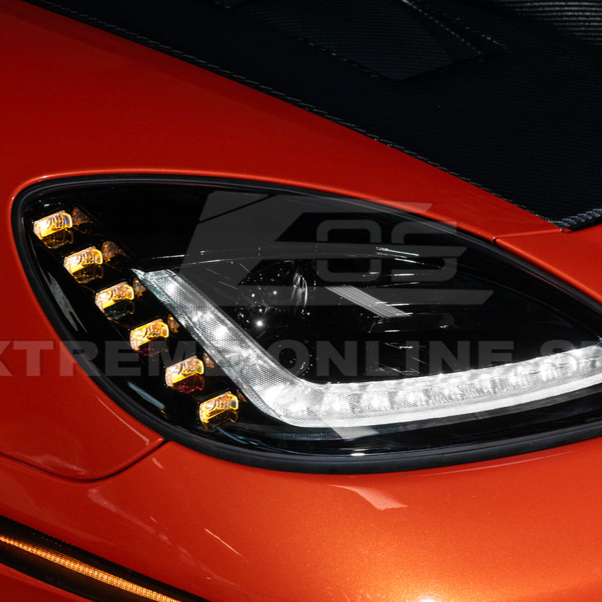 2005-13 Corvette C6 l C7 Style Projector LED Sequential Signal Turn Headlights