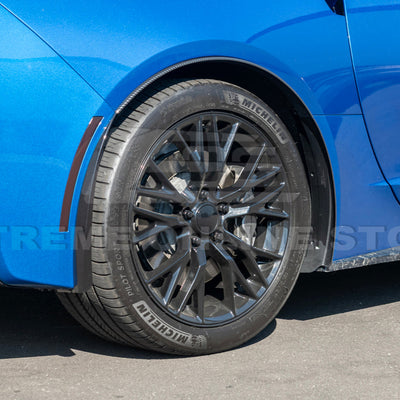 Corvette C7 Base Carbon Flash Front & Rear Quarter Extension Pair