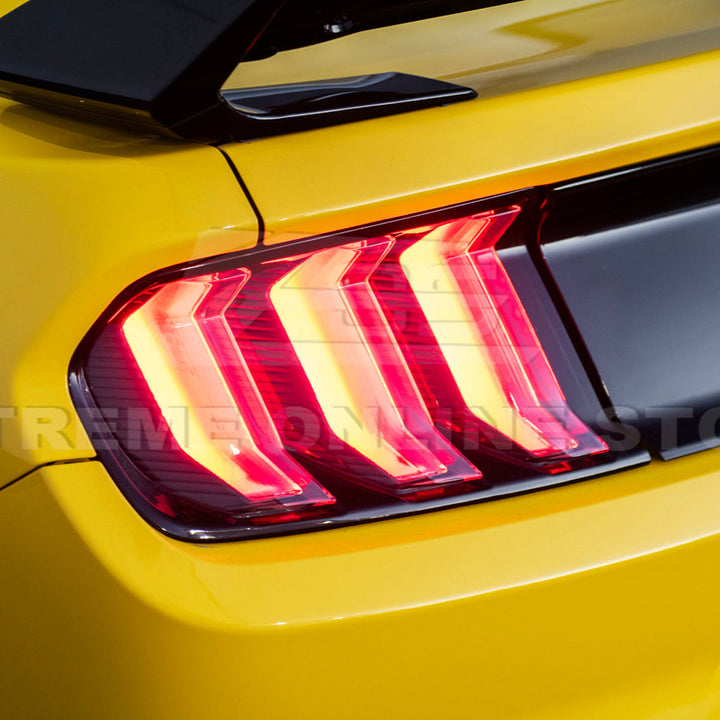 2015-23 Ford Mustang Signal LED XB RED / Clear Rear Taillight