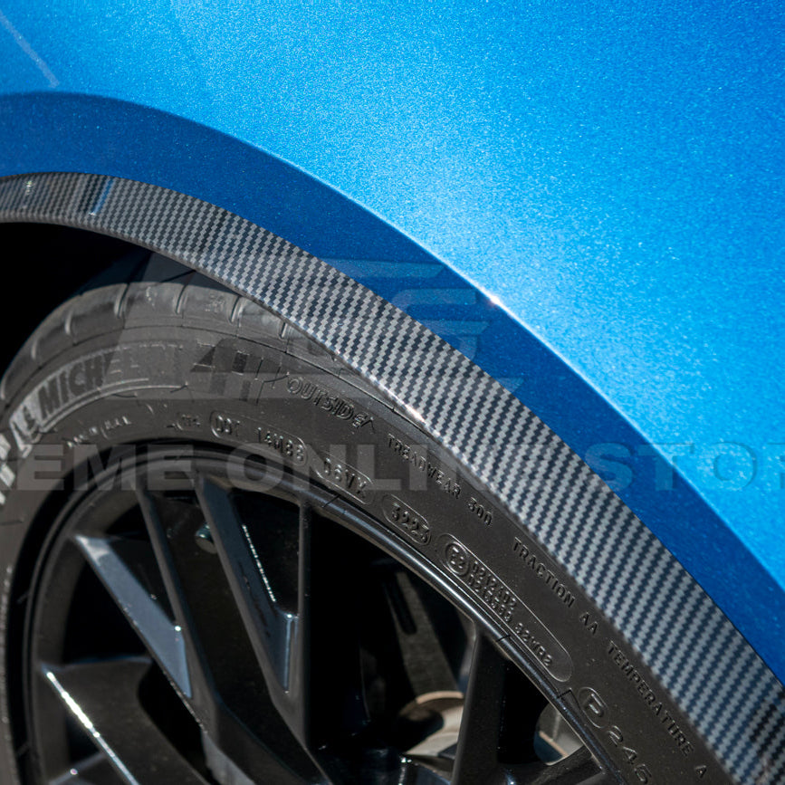 Corvette C7 Base Carbon Flash Front & Rear Quarter Extension Pair