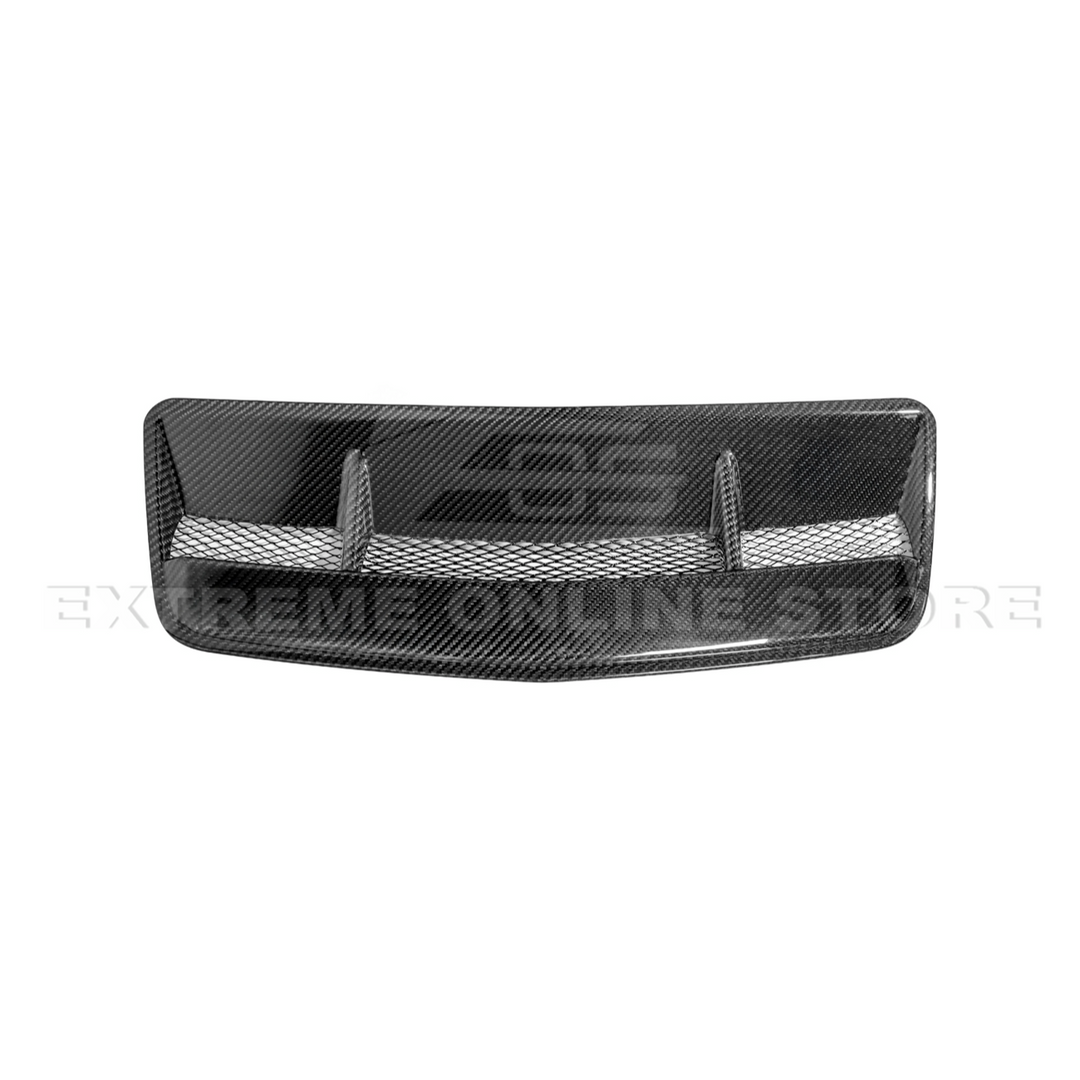 2024-Up Ford Mustang EOS Performance Dry CARbon Fiber Front Hood Vent Insert Cover