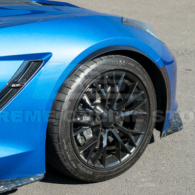 2014-19 Corvette C7 Base Carbon Flash Front & Rear Quarter Extension Pair