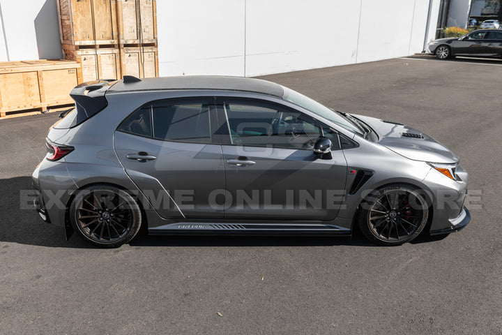 2023-24 GR Corolla Carbon Fiber Front Lip &amp; Side Skirts