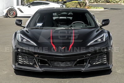 Corvette C8 Z06 Carbon Fiber 3 Pieces Front Lip Splitter