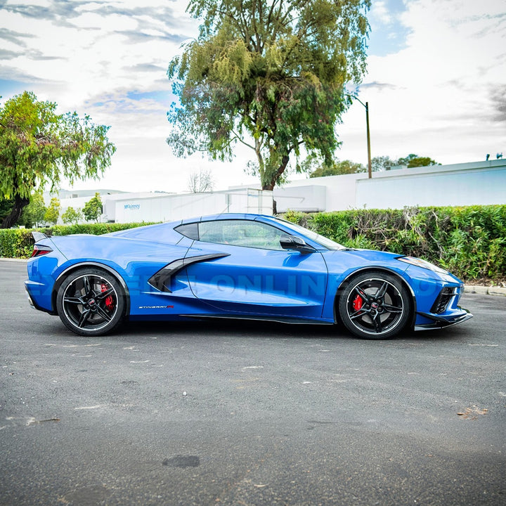 Chevrolet Corvette C8 DRY CARBON FIBER Side Wheel Fender