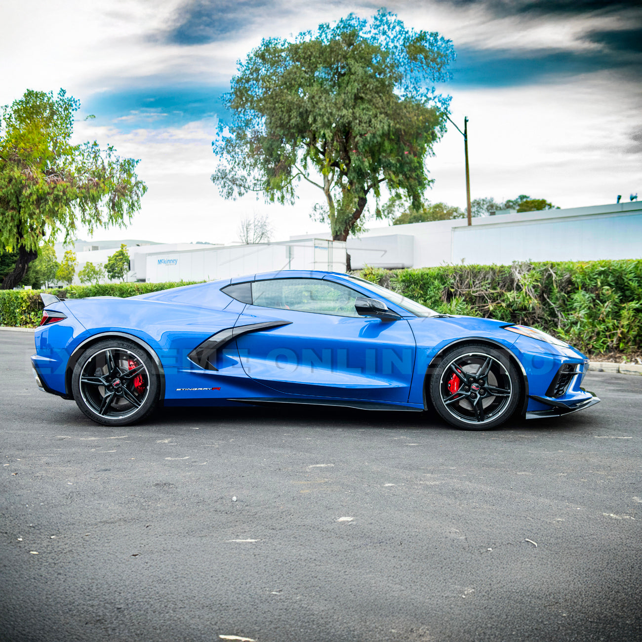 Chevrolet Corvette C8 Z06 Package Side Skirts Rocker Panels