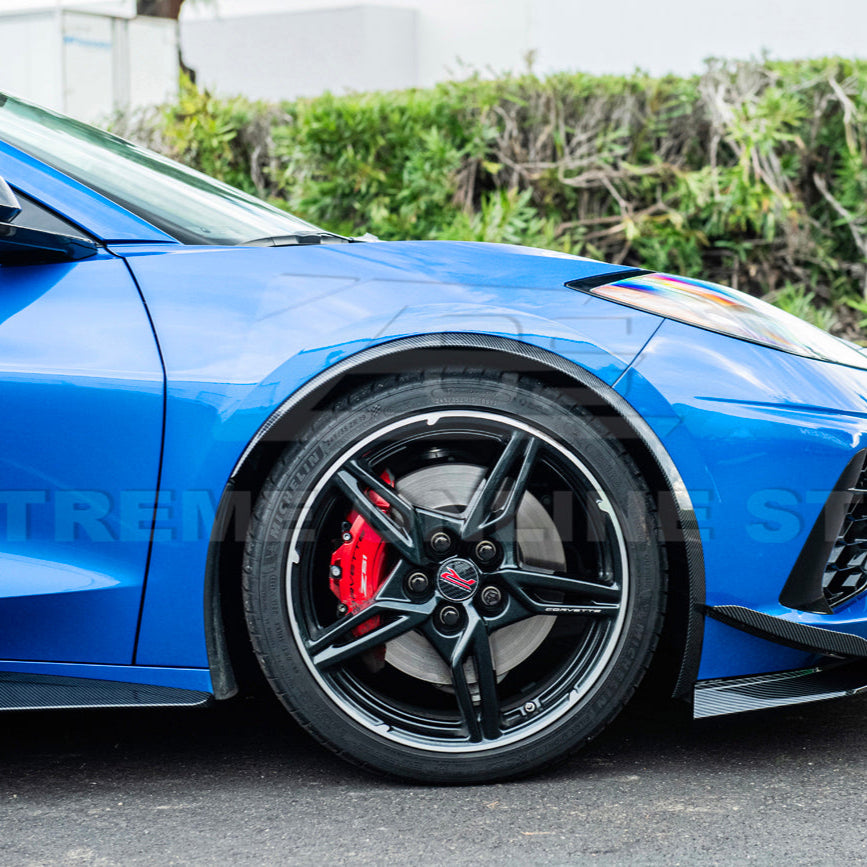 Chevrolet Corvette C8 DRY CARBON FIBER Side Wheel Fender